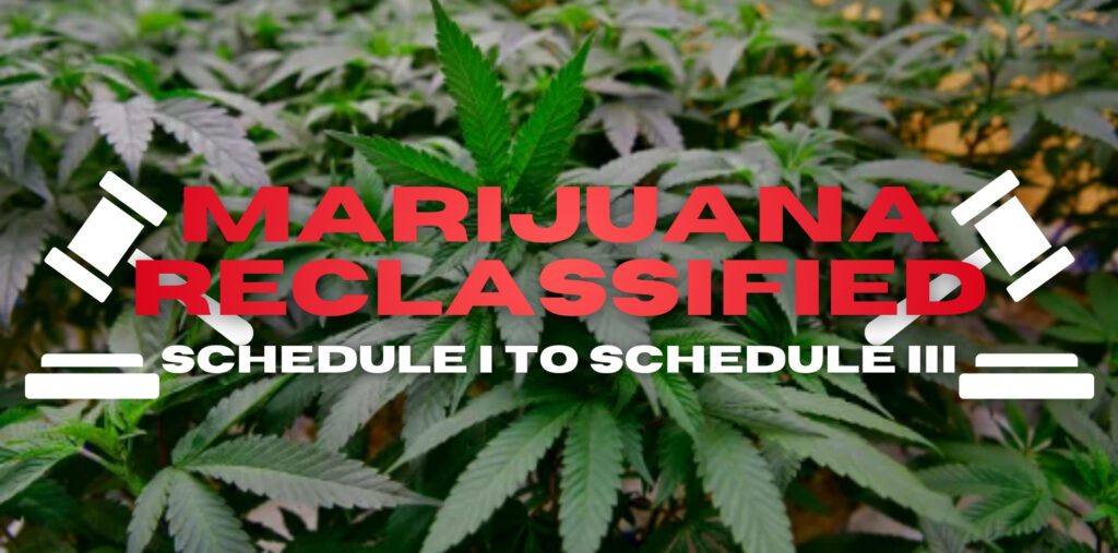 Marijuana from Schedule I to Schedule III